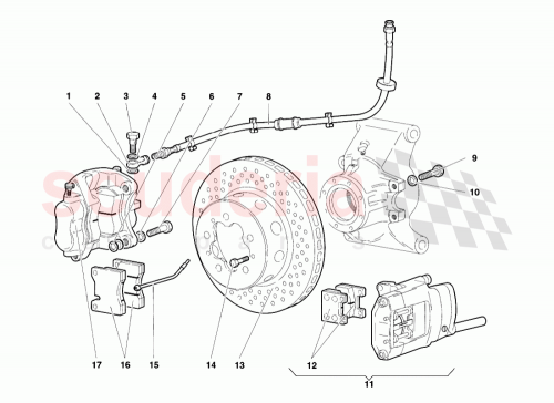 Part Diagram for Lamborghini 003235293