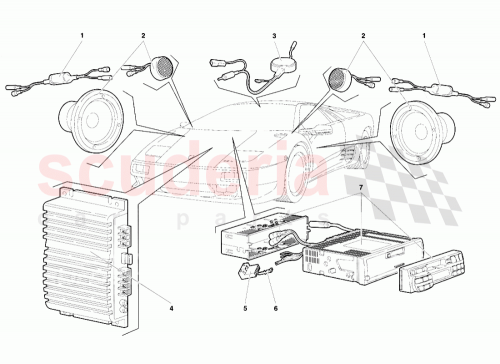 Part Diagram for Lamborghini 006132665