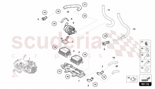 Part Diagram for Lamborghini 04E115111D