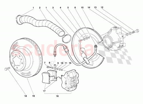 Part Diagram for Lamborghini 003131964