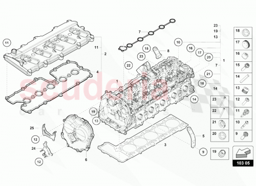 Part Diagram for Lamborghini N10630302