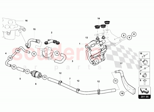 Part Diagram for Lamborghini 3C0906271A