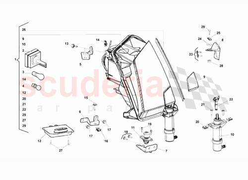 Part Diagram for Lamborghini 402941003D