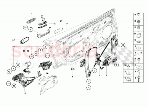 Part Diagram for Lamborghini 470837398