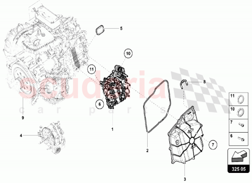 Part Diagram for Lamborghini N10554002