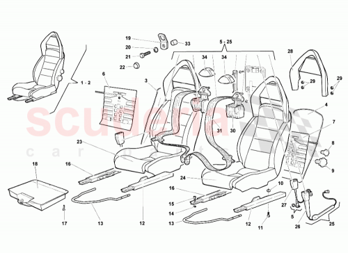 Part Diagram for Lamborghini 410881029A