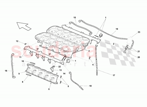 Part Diagram for Lamborghini 407201218B