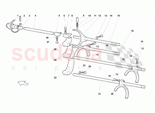 Part Diagram for Lamborghini 086311443