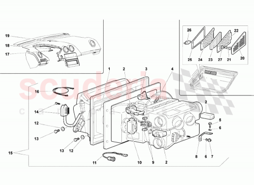 Part Diagram for Lamborghini 413820155A