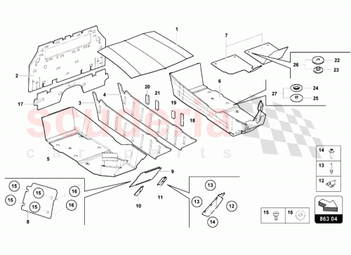 Part Diagram for Lamborghini 470898131