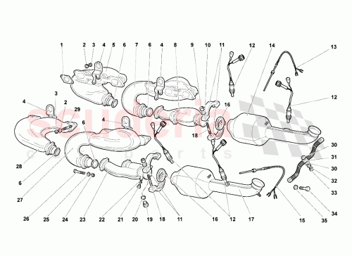 Part Diagram for Lamborghini 07M253039