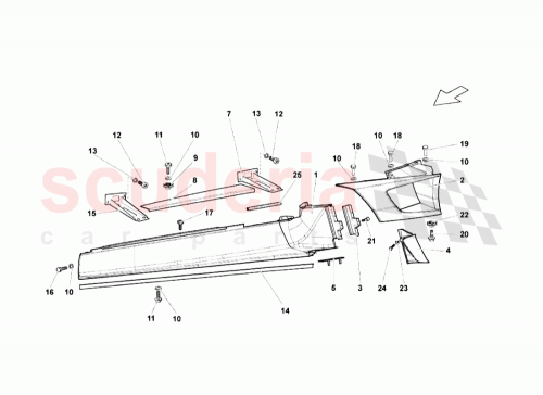 Part Diagram for Lamborghini 410853989A