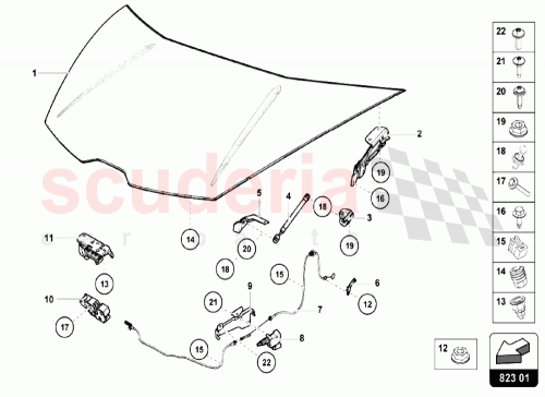 Part Diagram for Lamborghini N90900401