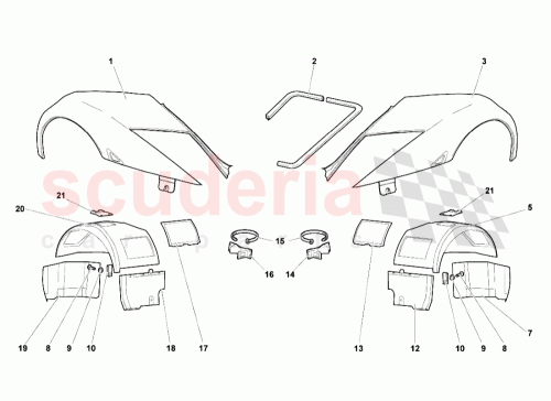 Part Diagram for Lamborghini 410821106A