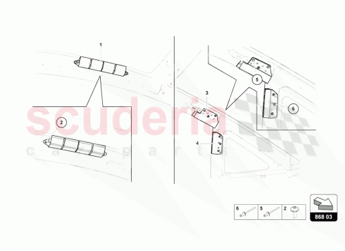 Part Diagram for Lamborghini 470809204A