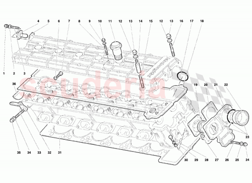 Part Diagram for Lamborghini 008300844