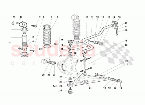 Part Diagram for Lamborghini WHT002941