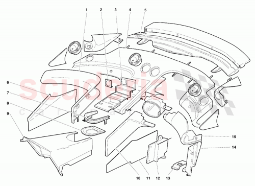 Part Diagram for Lamborghini 009458353