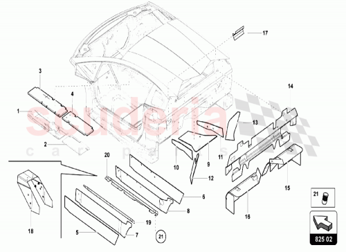 Part Diagram for Lamborghini 470803807C