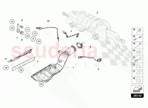Part Diagram for Lamborghini 4A0253295R