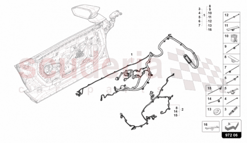 Part Diagram for Lamborghini 47B971030AA