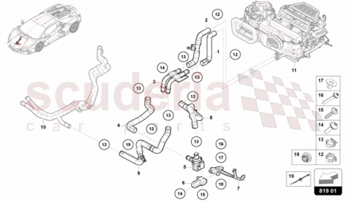 Part Diagram for Lamborghini 47B819337A