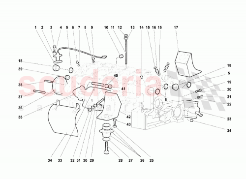 Part Diagram for Lamborghini 07M905381