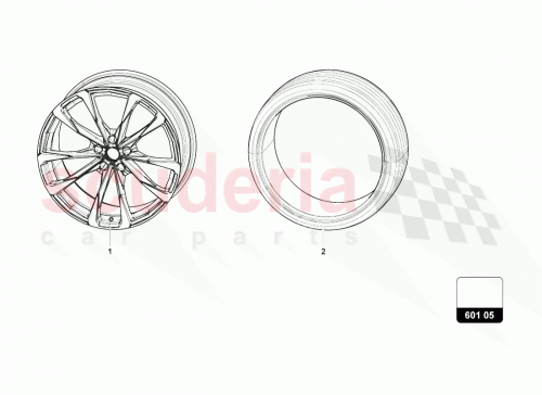 Part Diagram for Lamborghini 4ML601025AF