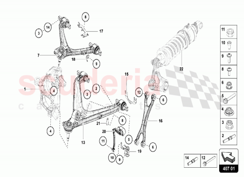 Part Diagram for Lamborghini 470941273A