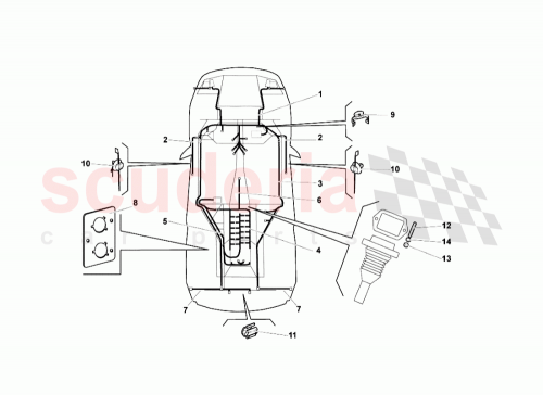Part Diagram for Lamborghini 418971135T