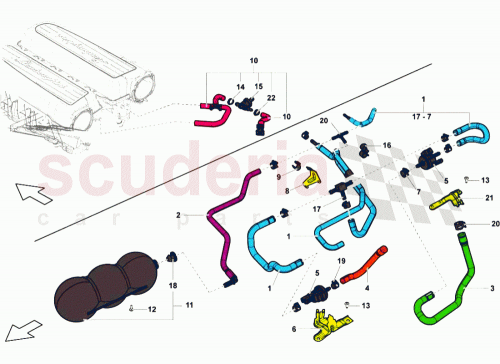Part Diagram for Lamborghini 2D0129737A