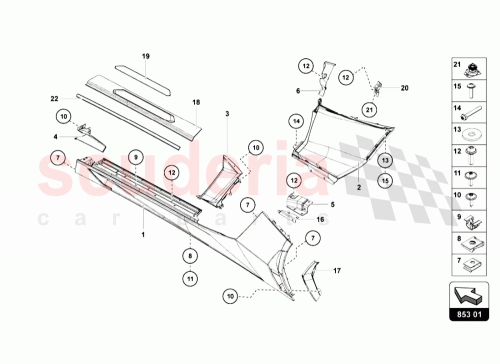 Part Diagram for Lamborghini 470853990