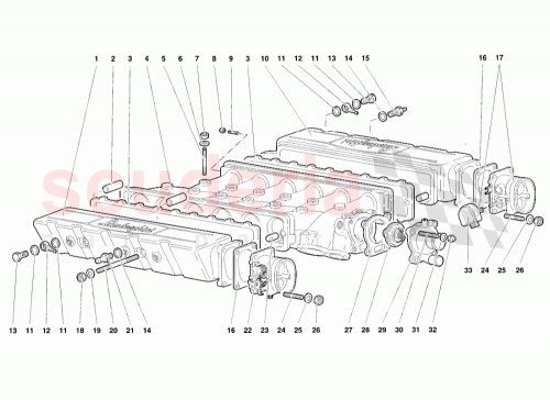Part Diagram for Lamborghini 001323717