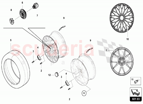 Part Diagram for Lamborghini 0R8340042