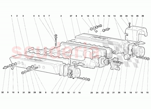 Part Diagram for Lamborghini 008410803