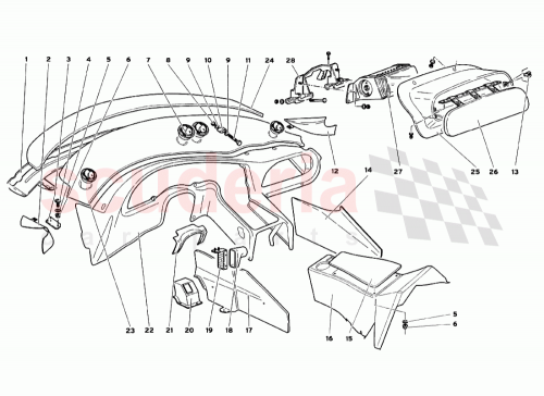 Part Diagram for Lamborghini 009414338