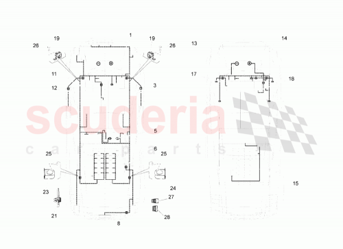 Part Diagram for Lamborghini 408971135BA