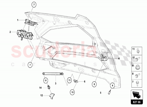 Part Diagram for Lamborghini 475823509B