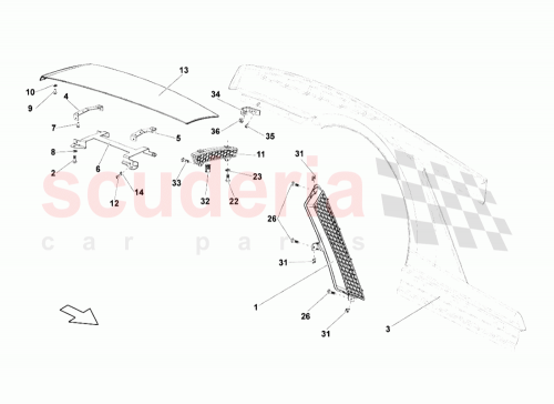 Part Diagram for Lamborghini 400317115A