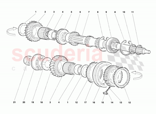 Part Diagram for Lamborghini 008584001