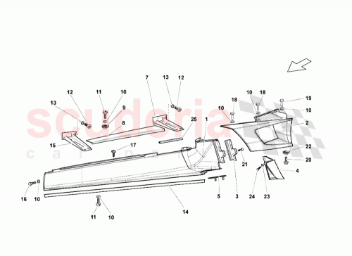 Part Diagram for Lamborghini 410853491B