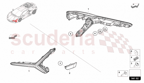 Part Diagram for Lamborghini 47B945119