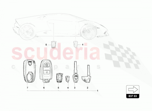 Part Diagram for Lamborghini 4T1898374DTKE