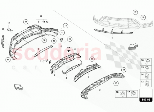 Part Diagram for Lamborghini 4ML8071103FZ