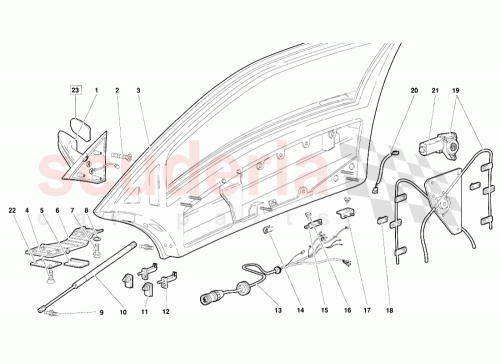 Part Diagram for Lamborghini 005931743