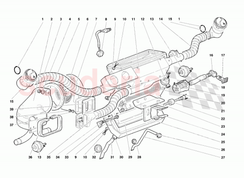 Part Diagram for Lamborghini 009414038