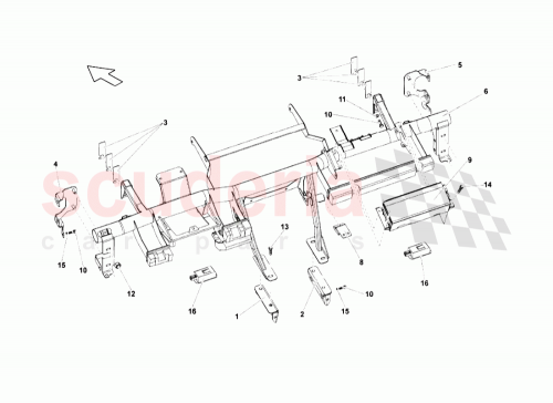 Part Diagram for Lamborghini 402857017B