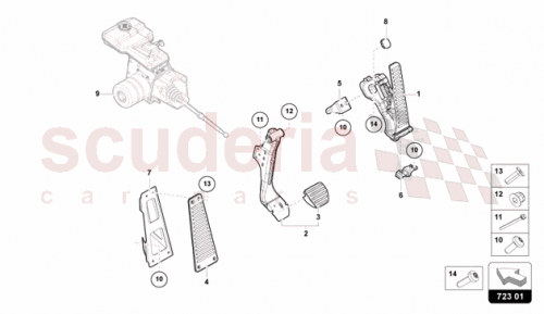 Part Diagram for Lamborghini 47A721188A