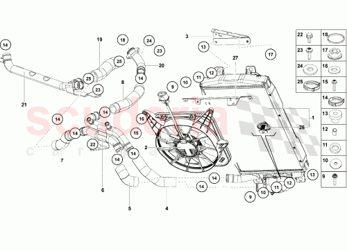Part Diagram for Lamborghini 470821472