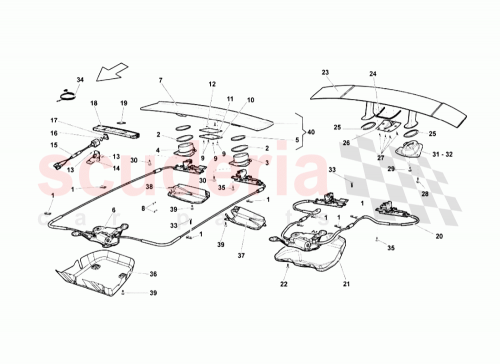 Part Diagram for Lamborghini 403827651A
